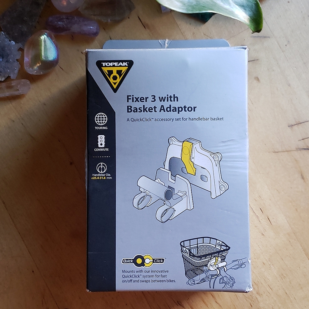 TOPEAK Fixer 3 with Basket Adapter - Quick Click